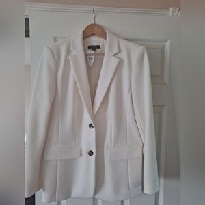 NWT - Elegant Off White Women's Blazer, Ann Taylor - The Greenwich Blazer